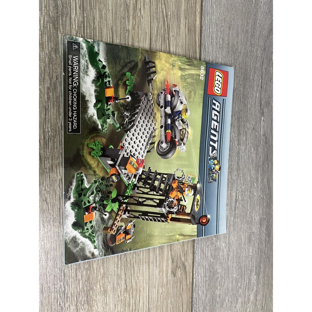 LEGO Agents 8632 Swamp Raid Instruction Manual Booklet 2008 Illustrated Guide